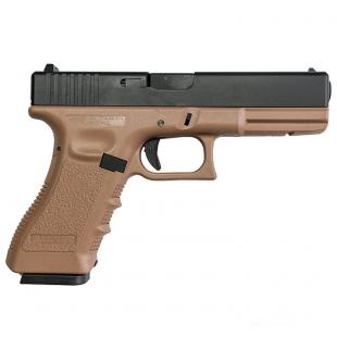 PISTOL KP 17 Gas Saigo (KJ Works) - Tan