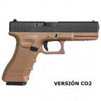 KP 17 CO2 KJ Works PISTOL - Tan