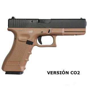 PISTOLA KP 17 CO2  KJ Works - Tan