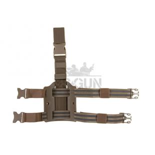 Amomax Tan Rigid High Resistance Leg Holster