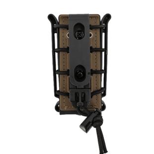 SCORPION SOFT SHELL PISTOL MAGAZINE HOLDER BLACK/TAN - FMA