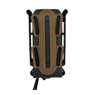 SCORPION SOFT SHELL PISTOL MAGAZINE HOLDER BLACK/TAN - FMA