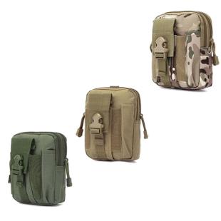 Deluxe Molle Pouch with Zipper  - Tan