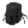 Molle Black Zipper Pouch - Delta Tactics