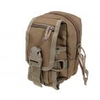 Molle Tan Zipper Pouch - Delta Tactics