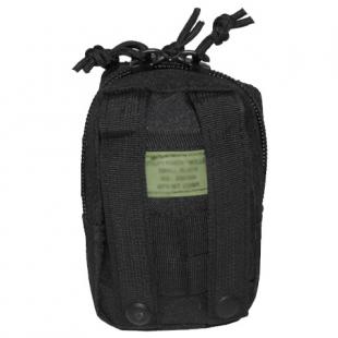 Molle Pouch with Zipper - Black