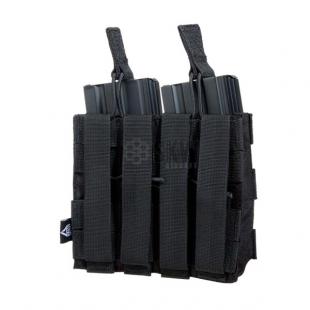 Delta Tactics Double Modular M4 Molle Pouch - Black