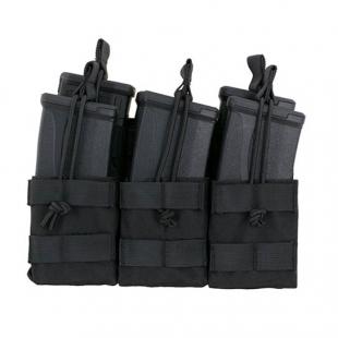 Pouch M4 Molle Modular Triple - Negro