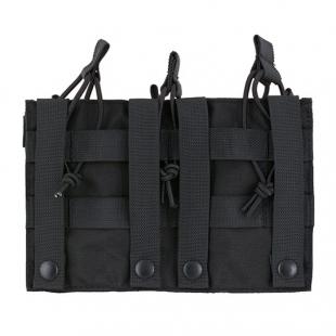 Pouch M4 Molle Modular Triple - Negro