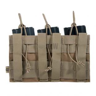 M4 Molle Modular Triple Delta Tactics Pouch - Tan