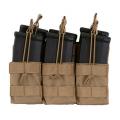 M4 Molle Modular Triple Pouch - Tan