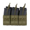 M4 Molle Modular Triple Green Pouch - OD Green