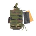 Pouch M4 Portacargador Conquer Corte Láser Pixelado Boscoso