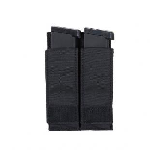 Double Mag Pouch For Molle Pistol Charger - Black