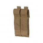 Double Mag Pouch For Molle Pistol Charger - Tan