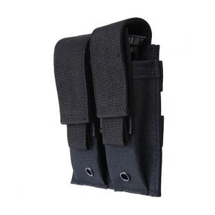Double Pouch for Pistol Charger Molle - Black