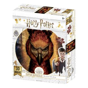 Puzzle Lenticular 3D Harry Potter Fawkes 300 Piezas
