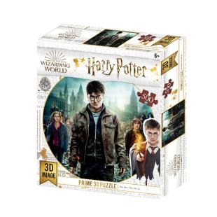 Puzzle Lenticular 3D Harry Potter, Hermione y Ron 500 piezas