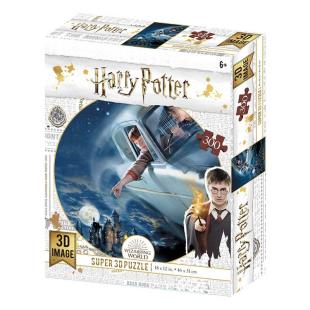 Puzzle Lenticular 3D Harry Potter y Ron Ford Anglia 300 piezas