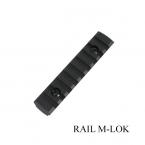 Metal Rail M-Lok 105mm - Black