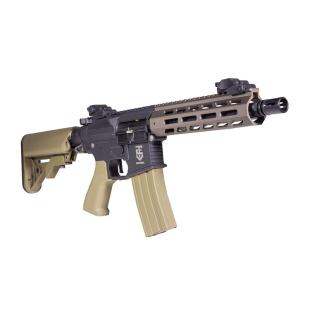 REPLICA AEG M4 ROSSI SENTINEL SIGMA NEGRA/TAN MEJORADA MAPLE LEAF