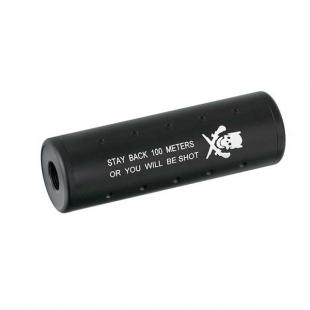 Silencer Skull 130 mm - Black