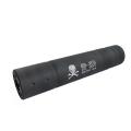155 mm Skull Silencer - Black