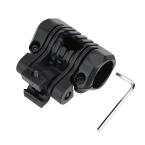 UNIVERSAL ADJUSTABLE FLASHLIGHT BRACKET BLACK
