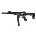 Sub-Fusil Lancer Tactical  LT-35 Gen2 9mm Battle X PDW  con silenciador Negra Mejorada