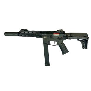 Sub-Fusil Lancer Tactical  LT-35 Gen2 9mm Battle X PDW  con silenciador Negra Mejorada