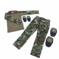 Woodland Uniform With Knee Pads And Elbow Pads - Several Sizes