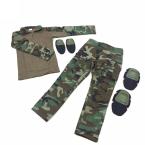 Woodland Uniform With Knee Pads And Elbow Pads - Several Sizes
